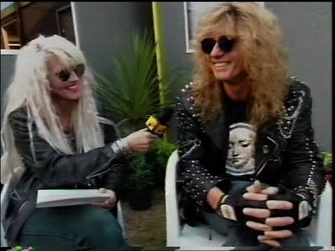 David Coverdale, Steve Vai 1990 08 18 Monsters Of Rock Castle Donington MTV Headbangers