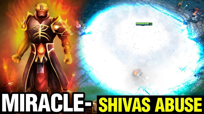 Shivas Abuse Is Completely Insane Miracle Ember Spirit 7. 17 Patch Dota