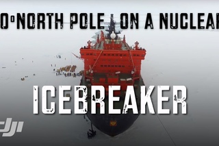 DRONE at NORTH POLE on WORLDS LARGEST ICEBREAKER / Quark Expeditions / DJI