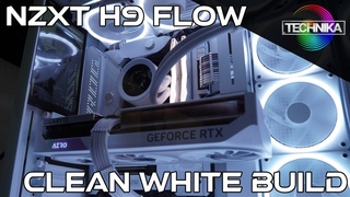 NZXT H9 Flow White Build mit Display MOD