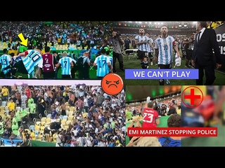 Messi Refused to Play After Brazilian Police Behavior against Argentine Fans!