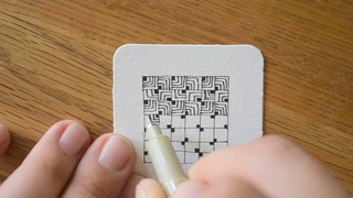 Zentangle® Muster: Palrevo