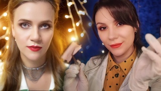 АСМР Очень Приятный Медосмотр  Коллаб с ASMR Red Lips  Ролевая Игра, Шепот, Латексные Перчатки