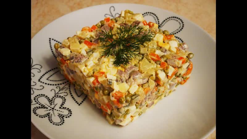 Очень ВКУСНЫЙ салат ОЛИВЬЕ рецепт Салат рецепт ОЛИВЬЕ с