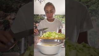 Заливной кабачковый пирог#пирог #кабачки #мамаготовит