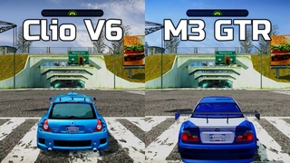 NFS Most Wanted: Renault Clio V6 vs BMW M3 GTR - Drag Race