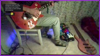 Livelooping with ambient guitar | No talking | 2024-03-13