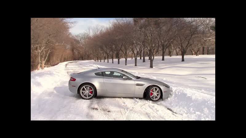 Driving an Aston Martin in the