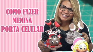 DIY - Boneca Porta Celular com CD