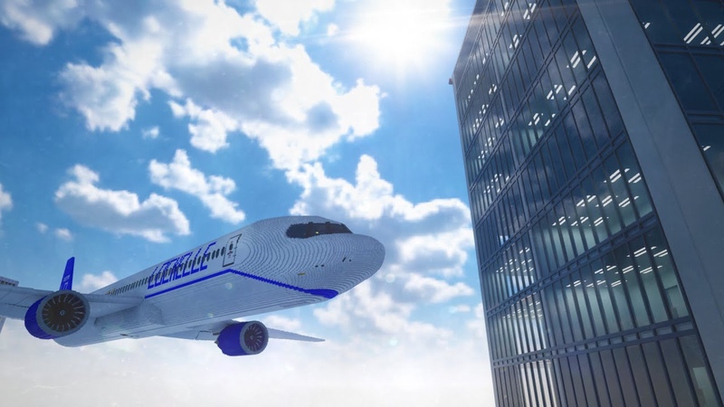 Realistic Plane Crashes vs Buildings, 10,