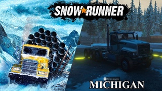 ✔Snow Runner Начало -Мичиган Серия 1 ✔👍👇💲👇