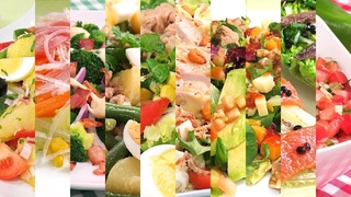 10 recetas de ENSALADAS fáciles y RAPIDAS de hacer