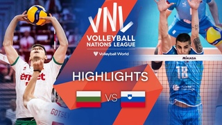 🇧🇬 BUL vs. 🇸🇮 SLO - Highlights Week 3 | Men’s VNL 2022