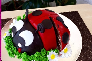 Торт “Божья Коровка“ | Lady Bug Cake