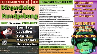 #SpunktNEWS LIVE | #Holzkirchen | #Demonstration | #Kundgebung #Brgerdialog #Bauern #Mittelstand