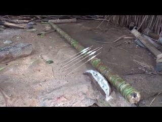 Primitive Life-Make A Assisted Blowgun-Primitive Technology used