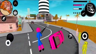 Velvet Spider Stickman Rope Hero Vice City Miami Crime Simulator Android Gameplay