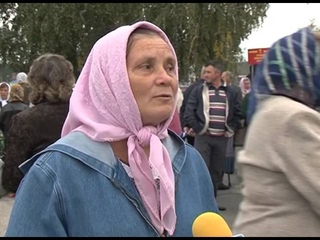 Освящение церковных колоколов в Обуховке