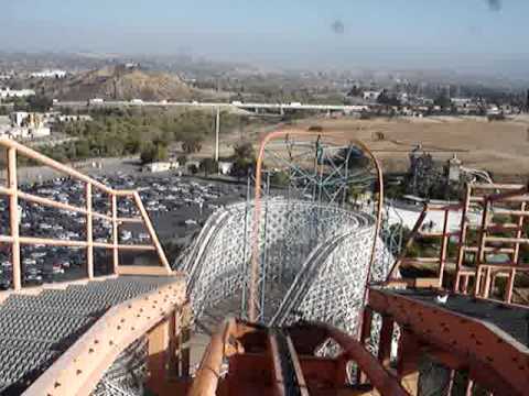Goliath POV Front Seat Six Flags Magic Mountain