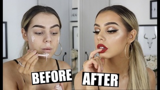 CLASSIC HOLIDAY MAKEUP LOOK | HOW TO 'SLEIGH' THIS CHRISTMAS | AD
