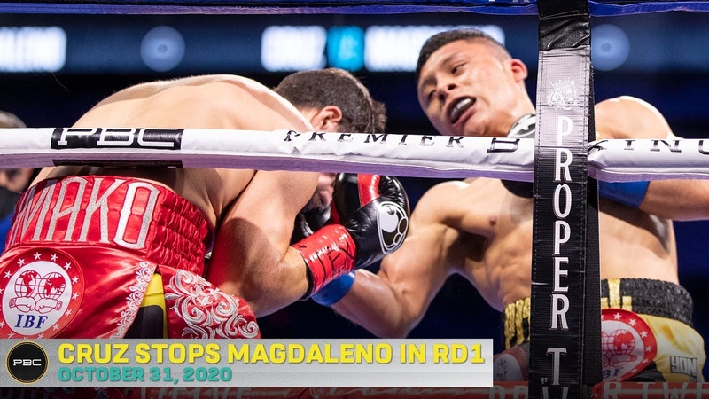 Isaac Cruz Stops Diego Magdaleno in Under a