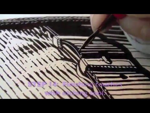 Clayboard Etching a