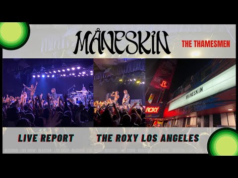 Måneskin Live at The Roxy: Los Angeles Secret Show Short