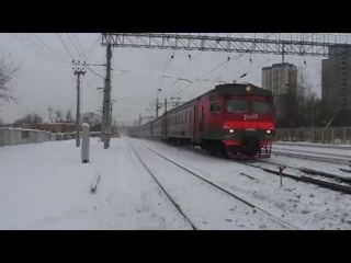 Электропоезд ЭД2Т-0029 (ТЧ-3) пригородный поезд № 6072/6071, Львовская - Одинцово.