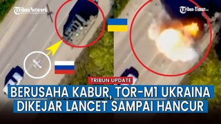 DUAR! Amunisi Berkeliaran Rusia Hantam Sistem Pertahanan Udara Tor-M1 di Zaporozhye