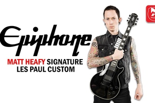 Электрогитара EPIPHONE LTD MATT HEAFY SIGNATURE LES PAUL CUSTOM EBONY