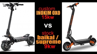 DRAG custom INOKIMoxo vs stock teverun supreme/baikal