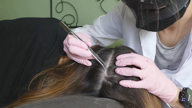 ASMR School Nurse LICE Check and Removal with Tweezers ( Real