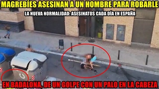 MAGREBES ASESINAN a un HOMBRE para ROBARLE en BADALONA de un PALO en la CABEZA