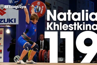 Natalia Khlestkina (58kg, Russia) 119kg Clean & Jerk 2017 European Championships