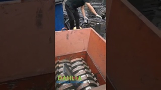 How to shred Aluminum profile and frame-waste aluminum alloy shredder machine aluminum recycling