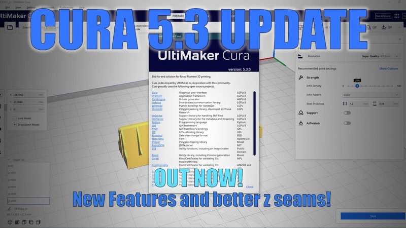 Cura 5. 3 Update OUT NOW 3d printer Slicer software upgrade with better z