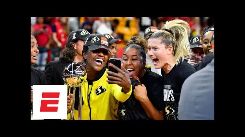 2018 WNBA Finals Game 3 highlights celebration: Seattle Storm sweep Mystics to win title,