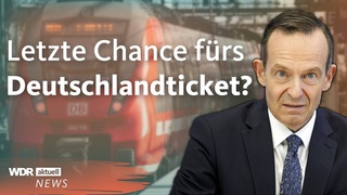 Deutschlandticket in Gefahr: Streit ums Geld | WDR Aktuelle Stunde
