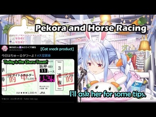 Pekora Wants Some Tips and Learn From Botan, Who Won a Bet on Horse Racing While She Lost