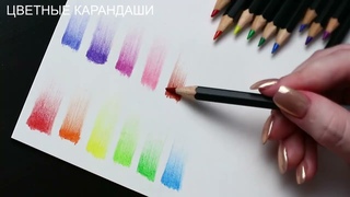 Обзор на набор карандашей в пенале 70 предметов из магазина PaintUp
