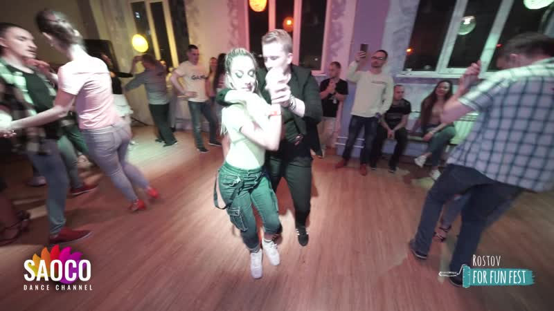 Konstantin Letovaltsev and Angela Mariano Bachata Dancing at Rostov For Fun Fest ( Russia),