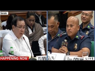 August 23, 2016 Philippine Senate Hearing Bato Dela Rosa Drastic Decline In Crime
