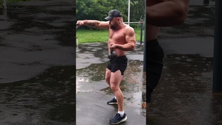 Ударная🥊 💥 дождливая тренировка с гирями (сохраняй📌 🔒 и пробуй)