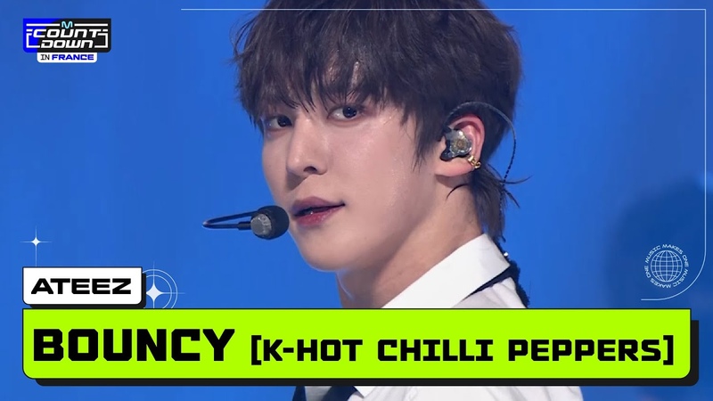 ATEEZ BOUNCY ( K HOT CHILLI PEPPERS), MCOUNTDOWN IN