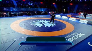 1/8 FS - 79 kg: B. SAKAYEV (KAZ) v. J. BURROUGHS (USA)