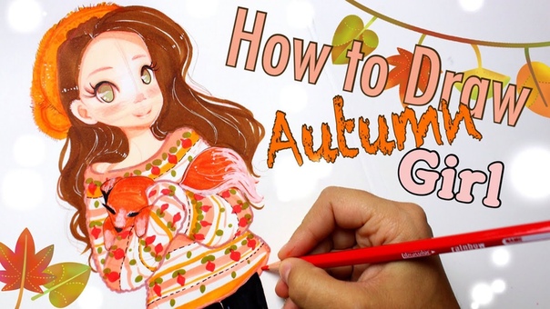 Autumn Girl with Fox, , TUTORIAL ,