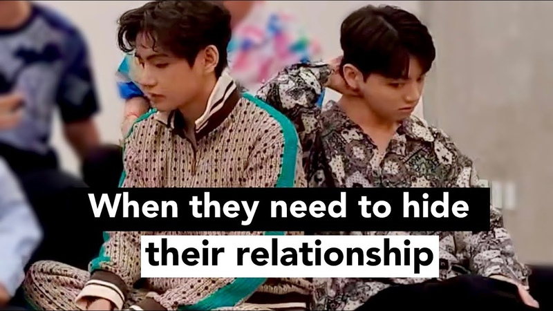 When Tae Kook need to hide their relationship a sad analysis