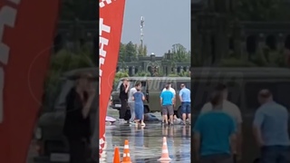 Знамение? В парке Патриот в москве перед главным храмом ВС рф молния прибила 2х мужиков, женщина ок