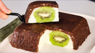 Neujahrsdessert in 5 Minuten! Du wirst begeistert sein! Kein Gebck, Kondensmilch, Frischkse.