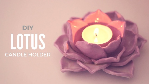 DIY: Lotus Candle